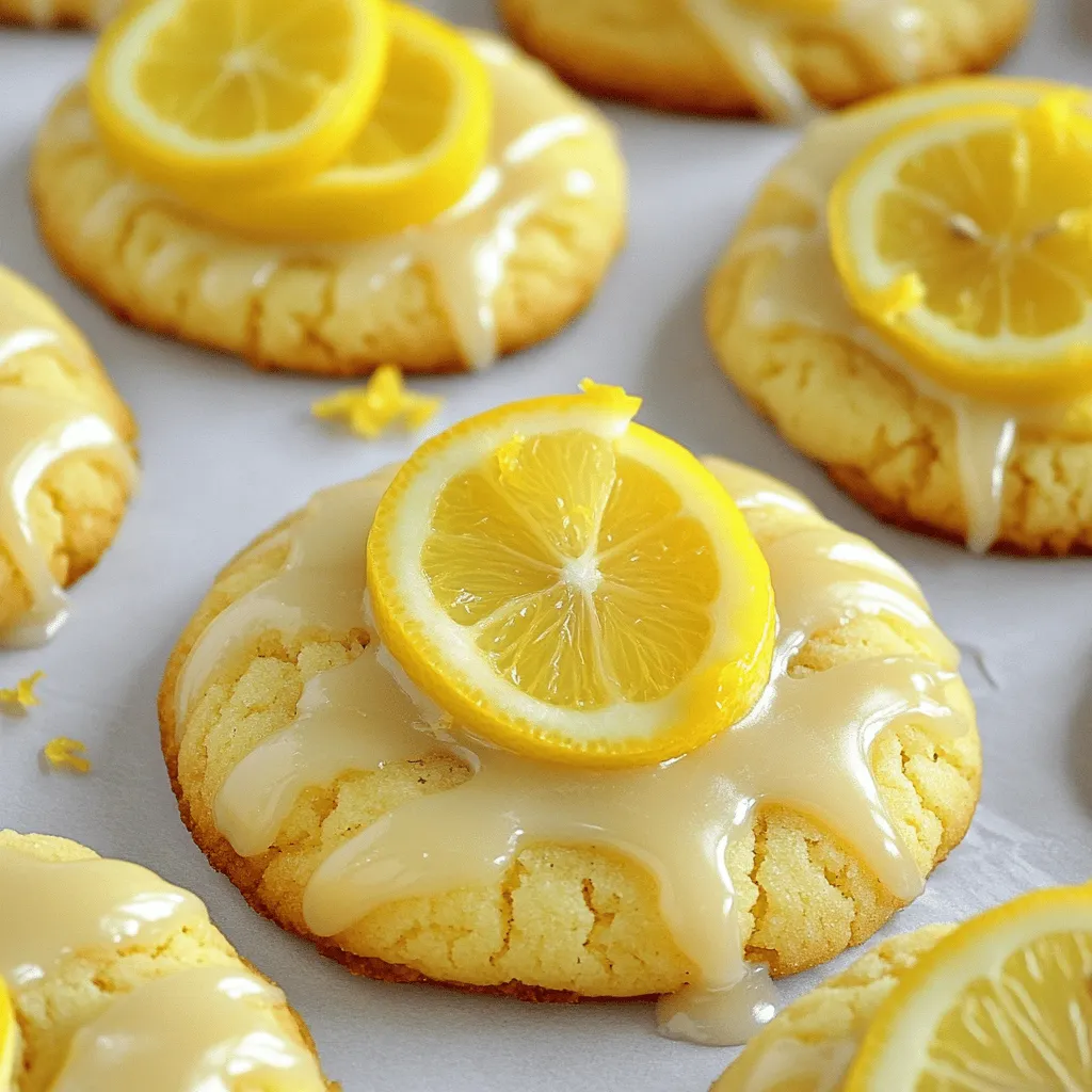 To make delightful glazed lemon sugar cookies, you need simple, fresh ingredients. Here’s what you’ll need for the best results: