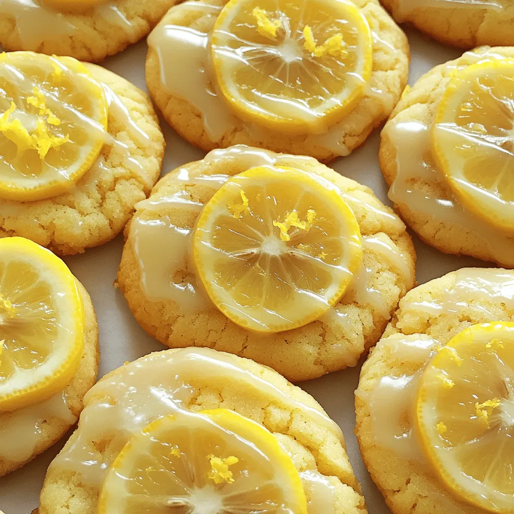 To make delightful glazed lemon sugar cookies, you need simple, fresh ingredients. Here’s what you’ll need for the best results: