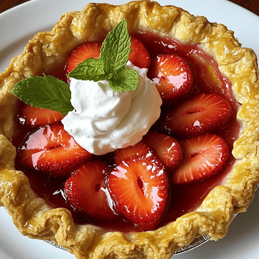 - 2 cups fresh strawberries - 1 cup granulated sugar - 3 tablespoons cornstarch