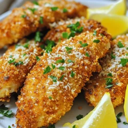 Lemon Garlic Parmesan Chicken Tenders Simple Meal