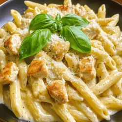 Creamy Chicken Penne Flavorful Dinner Delight
