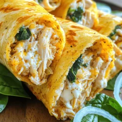 Cheesy Garlic Chicken Wraps Tasty and Simple Meal