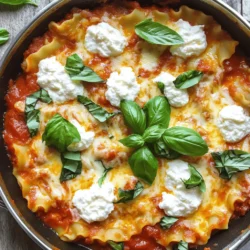 Easy Skillet Lasagna Quick and Tasty Family Meal
