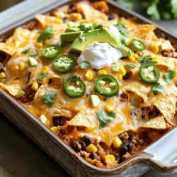 Loaded Nacho Casserole Bold and Flavorful Delight