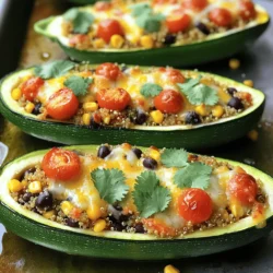 Easy Stuffed Zucchini Boats Tasty and Healthy Dish