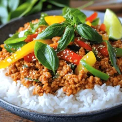 Thai Basil Chicken Flavorful and Simple Recipe Guide