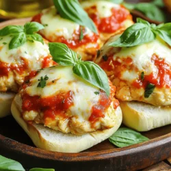 Easy Chicken Parmesan Sliders Tasty and Simple Meal