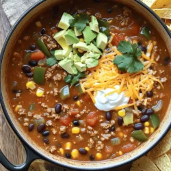 One-Pot Taco Soup Savory and Hearty Recipe