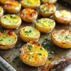 Lemon Garlic Roasted Potatoes Flavorful Side Dish