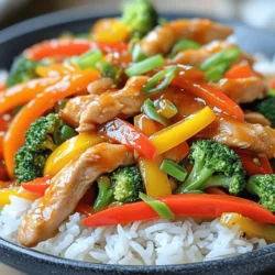 Savory Sweet Chili Chicken Stir Fry Easy Dinner Recipe