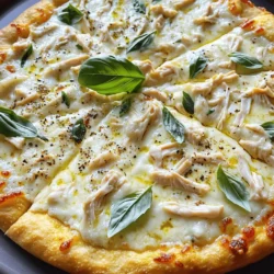 Chicken Alfredo Pizza Savory and Simple Delight