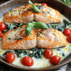 Creamy Tuscan Salmon Rich and Flavorful Recipe